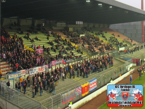 Blick auf die Südtribüne