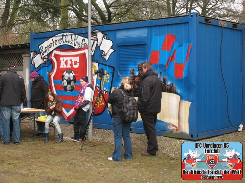 Fancontainer des Supporters Club Krefeld