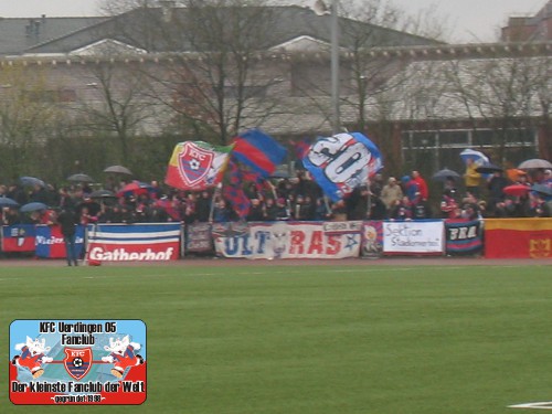 Uerdinger Fans in Baumberg