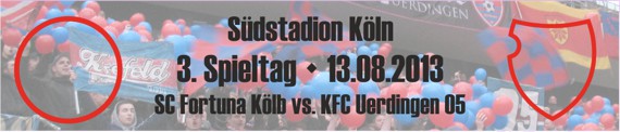 Banner des 3. Spieltag bei Fortuna Köln