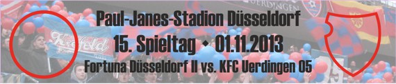 Banner des Spiels vom 15. Spieltag bei Fortuna Düsseldorf U23