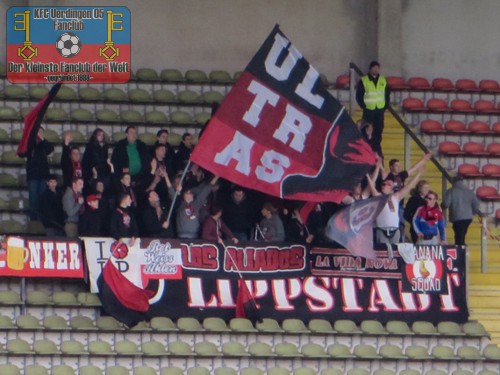 Lippstädter Fans in der Krefelder Grotenburg