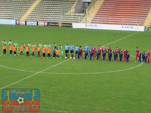 Die Teams aus Uerdingen und Mönchengladbach