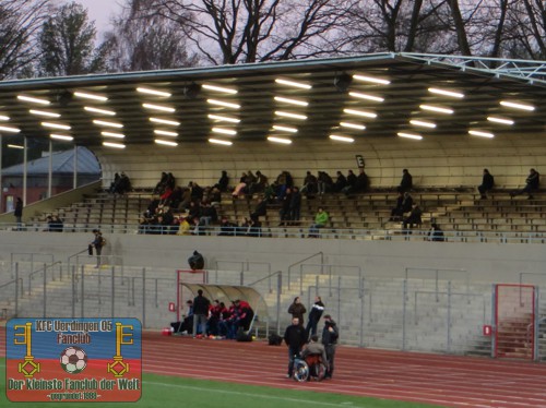 Alte Haupttribüne in der Lohrheide