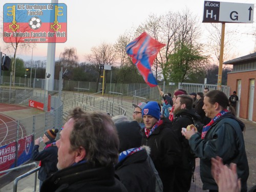 KFC-Fans in der Stehkurve