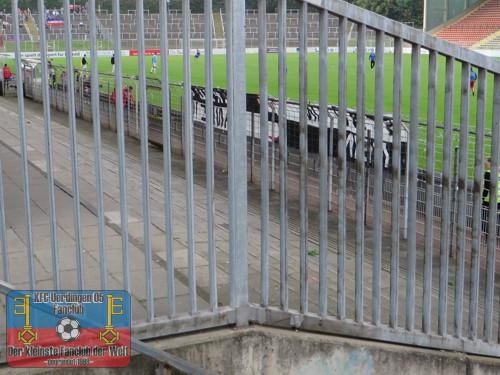 Blick in Block P auf der Südtribüne