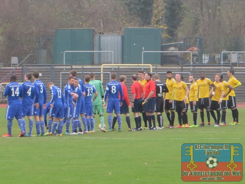 Die Mannschaften von Schalke 04 und dem KFC Uerdingen 05