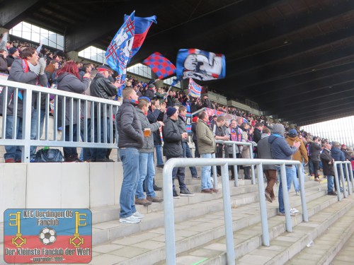 KFC-Fans vor dem Spiel