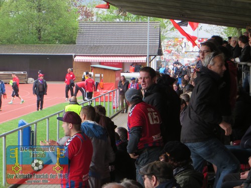 Blick auf die Tribüne