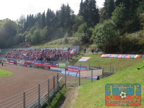 Uerdinger Fans in der Sonnenblume