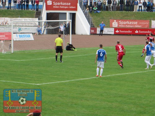 Elfmetertor durch Timo Achenbach zum 1:0