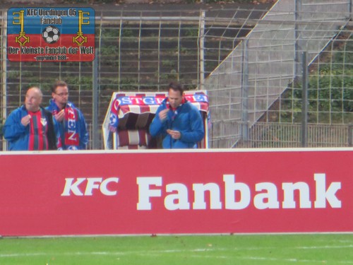 Ostgroten auf der KFC-Fanbank