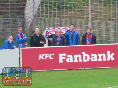 Ostgroten auf der KFC-Fanbank