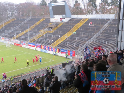 Torjubel über das 1:0 für Uerdingen