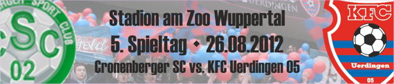 Banner des 5. Spieltag beim Cronenberger SC