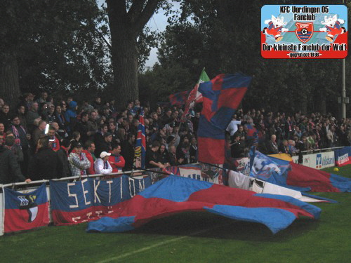 Uerdinger Fans in Dinslaken