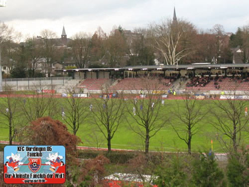 Blick auf das Stadion Ratingen