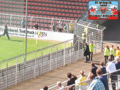 Speldorfer Anhänger machen Palaver in der Grotenburg