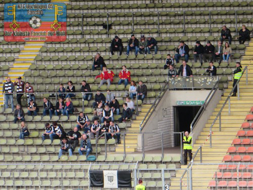 Bocholter Fans in der Krefelder Grotenburg