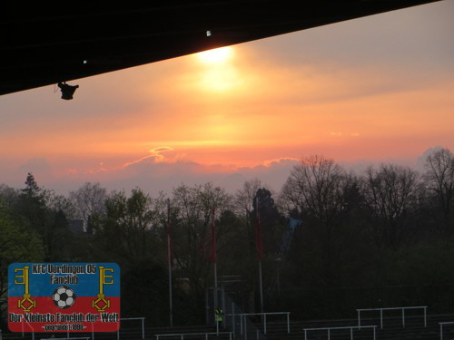 Abendstimmung in der Krefelder Grotenburg