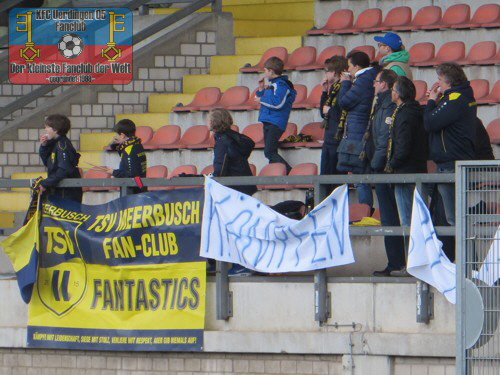 Fanclub des TSV Meerbusch in der Krefelder Grotenburg