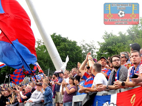 KFC-Fanblock im Sportpark Nord Bonn