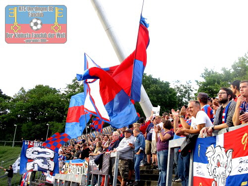 KFC-Fanblock im Sportpark Nord Bonn