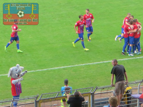 Torjubel beim KFC nach dem 2:0