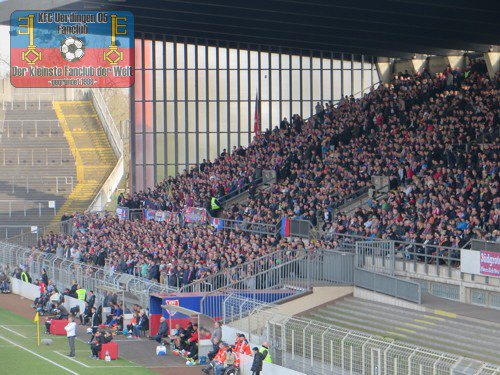 Blick auf die Südtribüne der Grotenburg