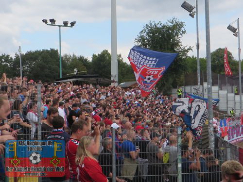 KFC-Fanblock in Münster