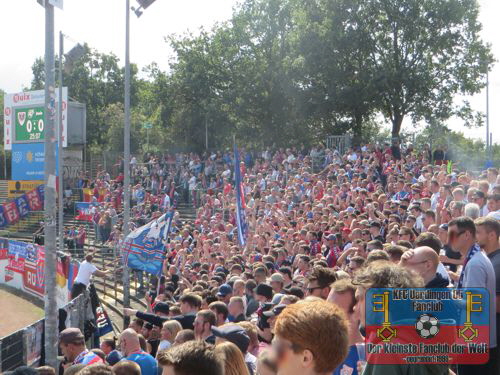 KFC-Fanblock in Münster