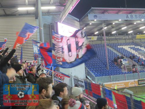 Uerdinger Anhang in der Wiesbadener Arena