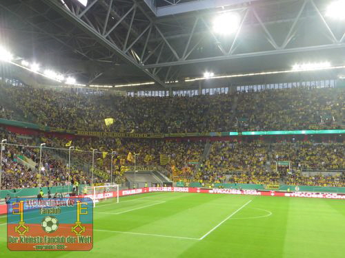 Dortmunder Anhang in der Düsseldorfer Arena